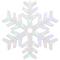15" LED Color Changing Christmas Snowflake Window Silhouette